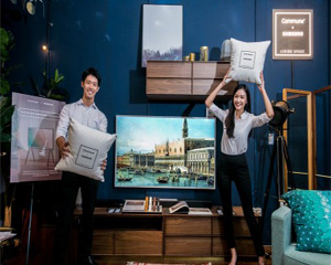 싱가포르에 ‘세리프 TV’ 출시하며 삼성전자 라이스프타일 TV 체험 공간 오픈